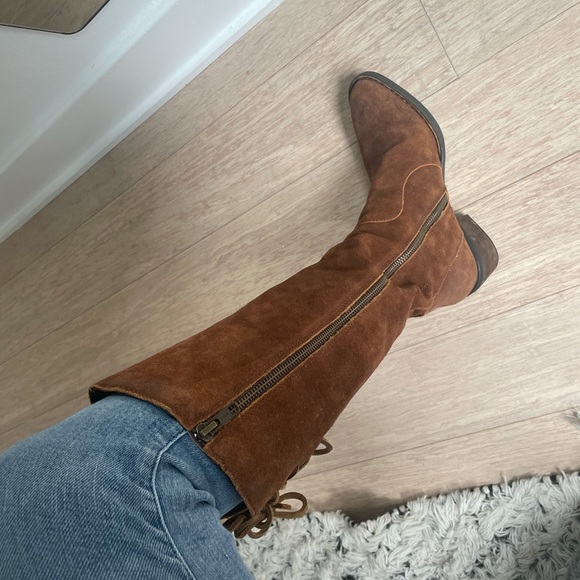 BORN | Suede knee high boots - Picture 6 of 10